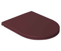 Isvea Infinity Wc Sedátko, Slim, Soft Close, Easy Take, Maroon Red