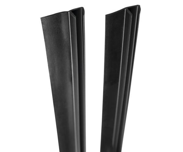 Polysan Set Svislých Těsnění Pro Sklo 5/5mm, 2000mm, černá (2ks)