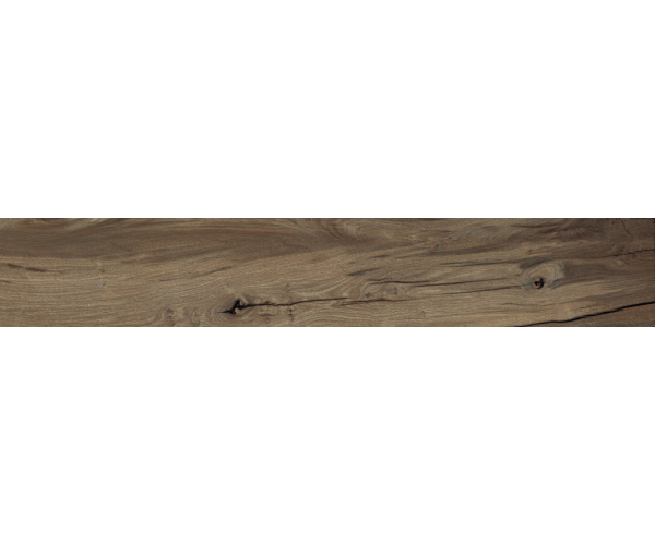 Protiskluzná dlažba jako dřevo Flaviker Nordik Wood Brown 20x120 Grip RT - hnědá