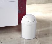 Aqualine Odpadkový Koš Výklopný, 5l, Plast, Bílá