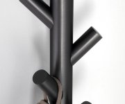 Sapho Pasador Elektrický Sušák Ručníků, Kulatý, 150x1500mm, 30 W, Gun Metal