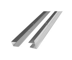 Mereo Sada Fixačních (stěnových) Profilů (2ks) Pro Ck806xxk, Chrom Alu, 190 Cm