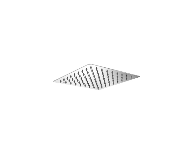 Mereo Talířová Sprcha Horní, Slim, Hranatá 200 X 200 Mm, S Kloubem, Nerez