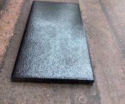 Metalické obklady Deceram Indian Slate Black 7,5x15,1