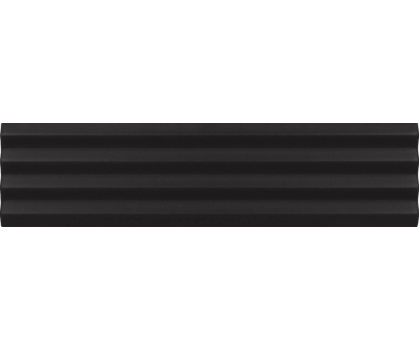 Obklad Equipe Costa Nova Praia Black Matt 5x20 - černá