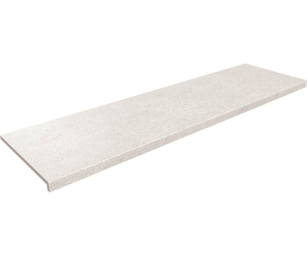 Schodovka jako beton APE Wabi Sabi Peldano Recto C1 Wabi Bianco 33x120 Rett. - bílá