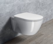Gsi Pura Economy Závěsná Wc Mísa, Swirlflush, 36x55cm, Bílá Extraglaze