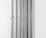 Sapho Pilon Otopné Těleso 418x1800mm, Se šesti Háčky Pro Ručník, Chrom