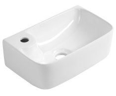 Aqualine Belle Keramické Umývátko 36x22cm, Bílá