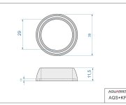 Náhradní Krytka Na Kartuše Pro Baterie Alt10100,10201, Alt10202, Alt10300, Alt10800 AQS+KPP-1