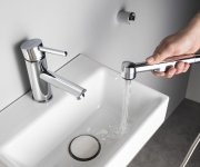 Sapho Rhapsody Stojánková Umyvadlová Baterie S Bidetovou Sprchou, Chrom