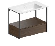 Gsi Pura Keramické Umyvadlo Slim 82x46cm, Creta Mat