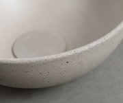 Sapho Minor Betonové Umývátko Na Desku, ø 26cm, Písková Mat