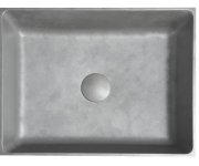 Sapho Formigo Betonové Umyvadlo Na Desku, 47,5x36,5cm, Stříbrná Mat