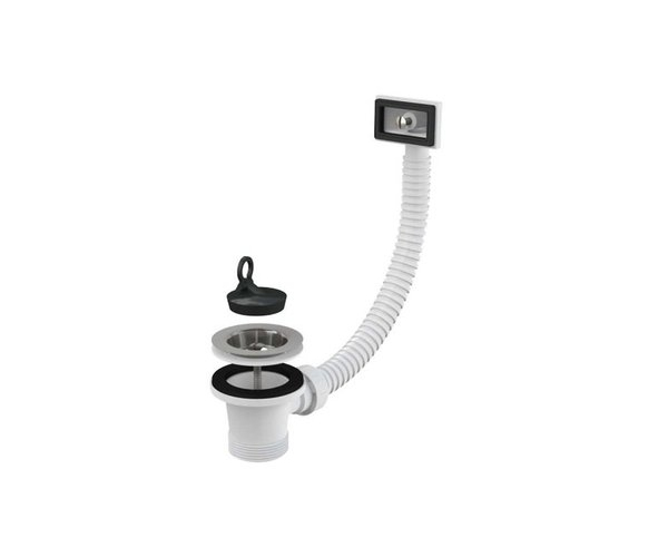 Pileta Dřezová 6/4  Nerezovou Mřížkou Pr.70 Mm A Flexi Přepadem