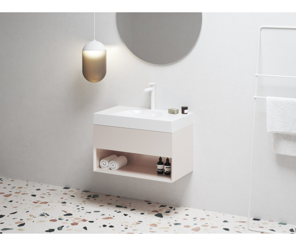 SD Lite 80 skříňka pod umyvadlo - SD Lite 80 skříňka pod umyvadlo Alabaster Pink