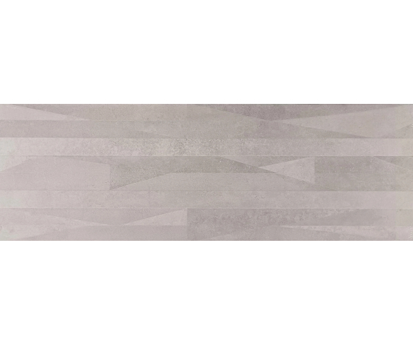 Vzorovaný obklad Bestile Pamesa Wallen RLV. Topo Decoro Rett. 33,3x100 (tl. 6mm) - šedá (skladem)