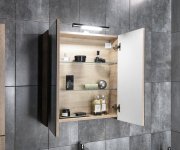 Aqualine Vega Galerka, 60x70x18cm, Dub Platin