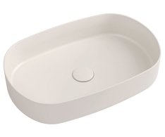 Isvea Infinity Oval Keramické Umyvadlo Na Desku, 55x36cm, Ivory