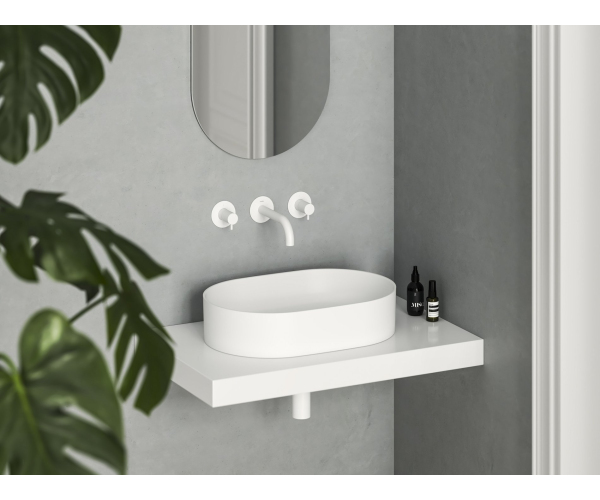Umyvadlo Ceramic Slim O - Umyvadlo Ceramic Slim O 55, bez otvoru pro baterii, bez přepadu