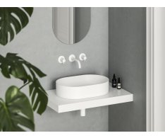 Umyvadlo Ceramic Slim O - Umyvadlo Ceramic Slim O 55, bez otvoru pro baterii, bez přepadu