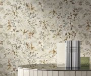 Květinová dlažba Del Conca Deco Studio Wildflowers 60x120 Rett.
