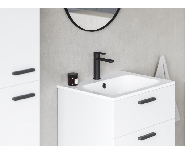 Umyvadlo Chrome Slim - Umyvadlo Chrome Slim 80, s otvorem pro baterii, s přepadem
