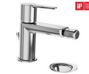 Bidetová stojánková baterie Puri - PU 055.00CR Bidetová stojánková baterie 151 mm s výpustí, chrom X070144
