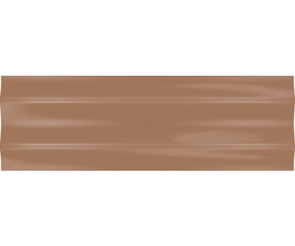 Dekor El Barco Maori Terracotta 6,5x20 Matt. - hnědá