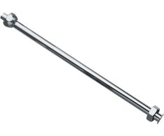 Silfra Trubička Přímá Pro Urinál Včetně Matek, 1/2", Průměr 12x300mm, Chrom