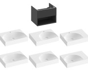 SD Lite 60 skříňka pod umyvadlo - SD Lite 60 skříňka pod umyvadlo černá matná X000001856