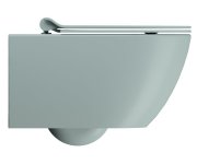 Gsi Pura Závěsná Wc Mísa, Swirlflush, 36x55cm, Ghiaccio Dual-mat