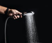 Sapho Ruční Masážní Sprcha, 3 Režimy Sprchování + Režim Oplach, Silikon Trysky, Průměr 120mm, Abs/chrom