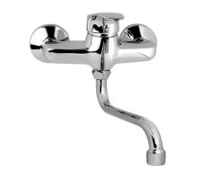 Mereo Dřezová Nástěnná Baterie, Sonáta, 150 Mm, S Ramínkem Trubkovým ø 18 Mm - 20
