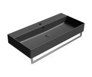 Gsi Kube X Keramické Umyvadlo 100x47cm, černá Mat
