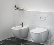 Bidet Uni Chrome - Bidet Uni Chrome, závěsný, bílá X01517