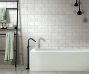 Dlažba jako beton CIR Materia Prima Cloud White 10x20 - bílá
