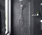 Aqualine Lotta Sprchový Sloup S Pákovou Baterií, Chrom
