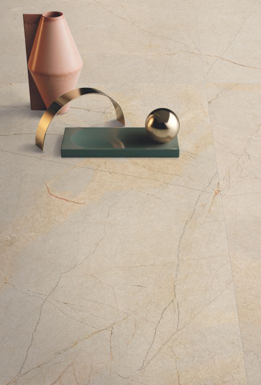 Realizace Gardenia La Geoteca Marfil 60x120 cm – béžová kamenná dlažba