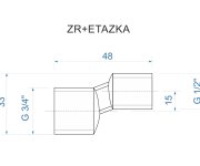 Etážka K Pákové Baterii Zora ZR+ETAZKA