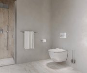 Držák s WC štětkou a nádobkou Chrome II CR II 410 - CR II 410.00CR Držák s WC štětkou a nádobkou, chrom X07P1371