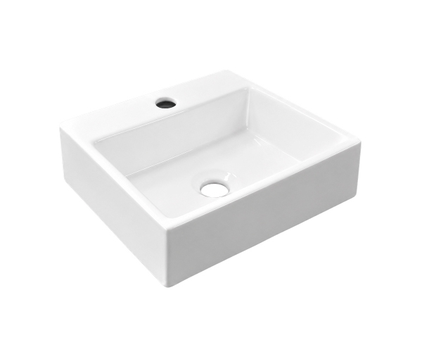 Mereo Umyvadlo Na Desku I Zavěšení Bez Přepadu, Trino, 330x290x110 Mm, Keramické