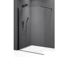 Polysan Modular Shower Black Jednodílná Zástěna Pevná K Instalaci Na Zeď, 800 Mm