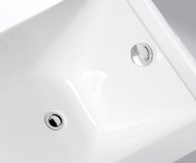 Aqualine Doubrava Obdélníková Vana 170x70x42cm, Bílá