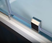 Polysan Easy Třístěnný Sprchový Kout 800-900x700mm, Pivot Dveře, L/p Varianta, čiré Sklo