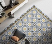Retro dlažba Codicer Tiena Blue 25x25