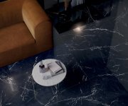 Dlažba jako mramor Flaviker Supreme Evo Classic Marquinia 120x120 Lux Rett. - černá