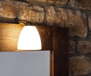 Sapho Candela Nástěnné Led Svítidlo, 4 W, 83x108x114mm, Ip44, Bronz