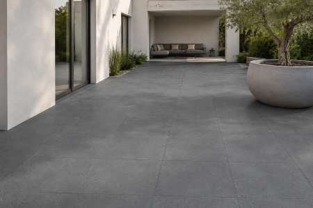 Venkovní posezení s dlažbou Deceram Outdoor LOT2 BET. Anthracite