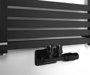 Bruckner Grunt Otopné Těleso Rovné 500x1610 Mm, Středové Připojení, černá Mat